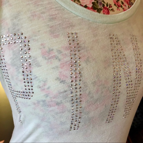 Victoria’s Secret PINK Bling Tee Medium - Picture 1 of 5